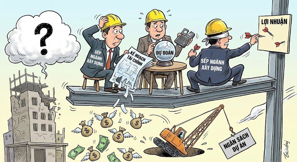 Rủi ro CFO xây dựng khi không kiểm soát P/L dự án theo thời gian thực – ngân sách vượt kiểm soát